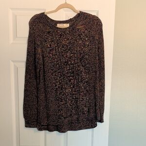 Faded Glory Multicolor Knit Crew Neck Sweater